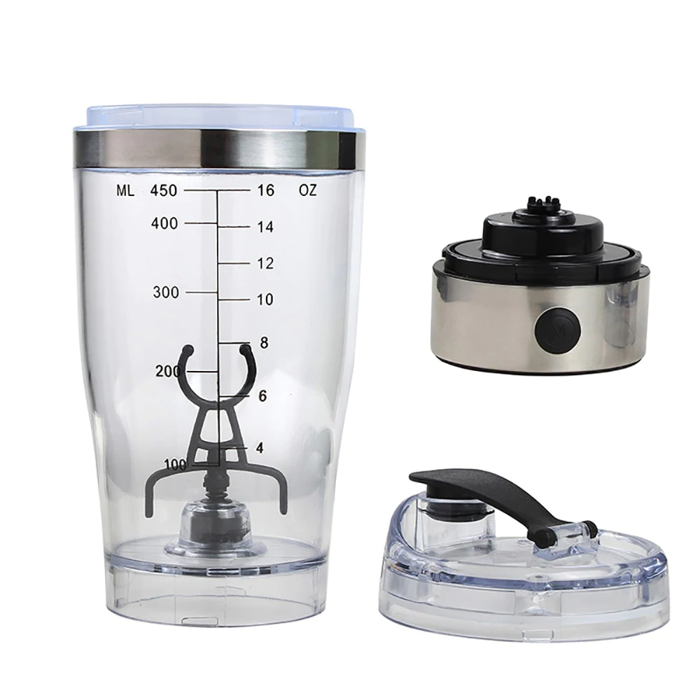 willkey Electric Protein Shaker Blender Electric Protein Shaker Bottle  Vortex Mixer Cup Portable Blender Drink 